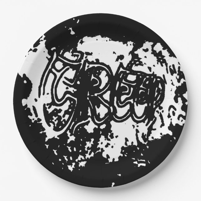 Graffiti Creep Paper Plate (Front)