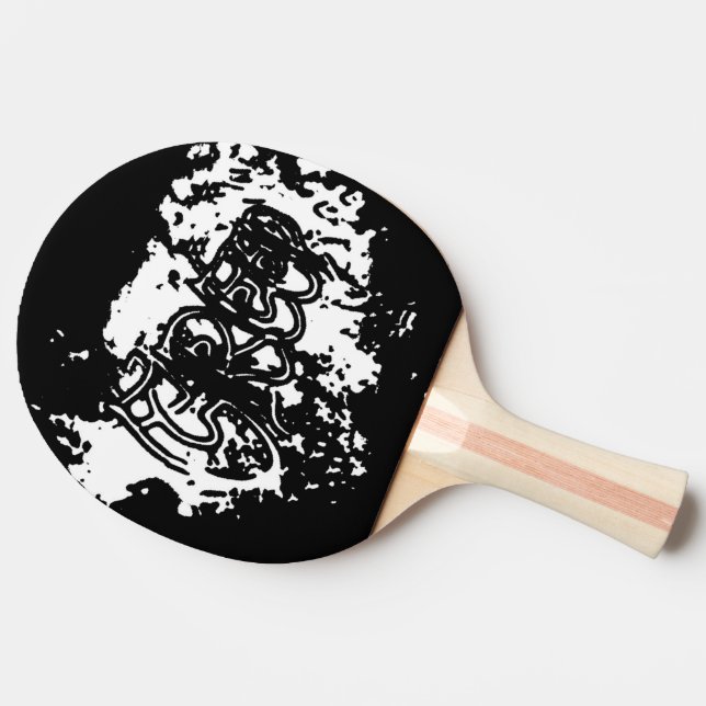 Graffiti Creep Ping Pong Paddle (Side)