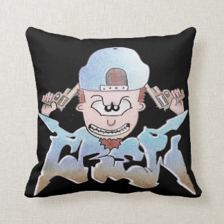GRAFFITI crew cartoon mojo pillow