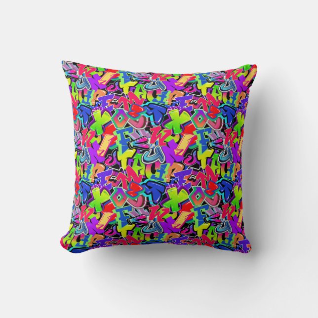Graffiti Cushion (Front)