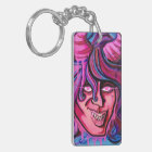Graffiti Demon Girl Keychain