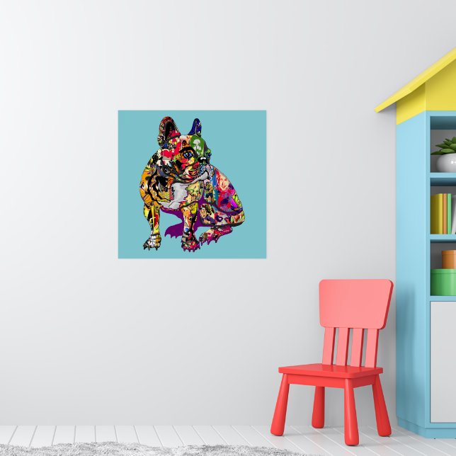 Graffiti dog poster (Nursery 1)