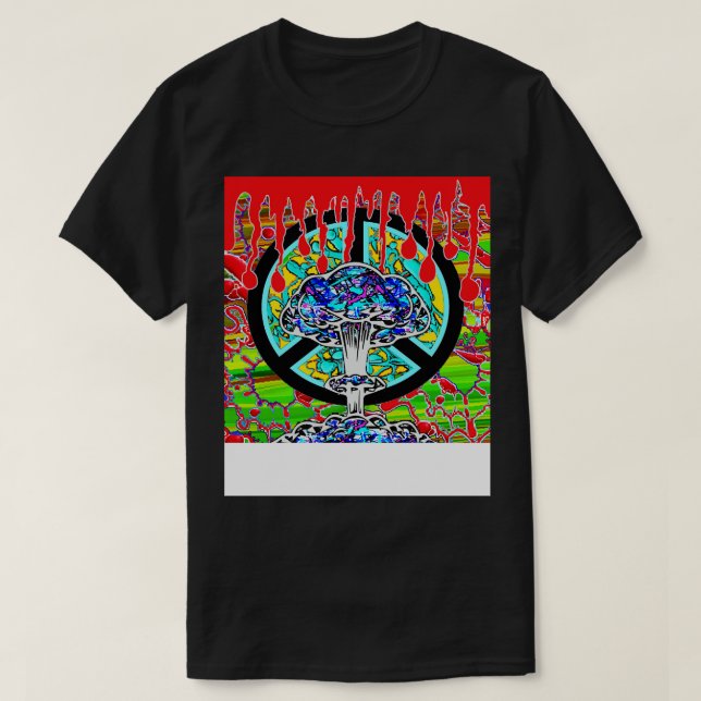 Graffiti Explosion Rainbow art T-Shirt (Design Front)
