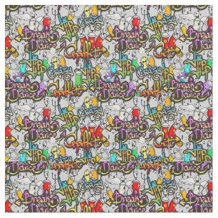 Graffiti fabric
