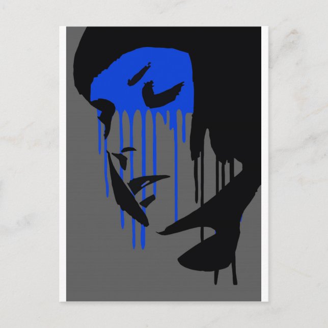 'Graffiti Fashion Design' Postcard (Front)