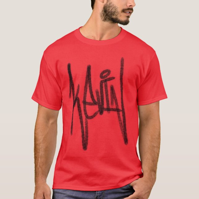 Graffiti First Name Kevin Men's T-Shirts (Front)