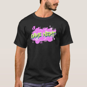 Graffiti Fun Game Night T-Shirt