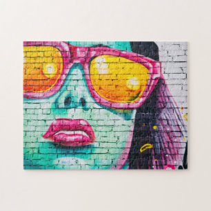 Graffiti girl 252 piece puzzle