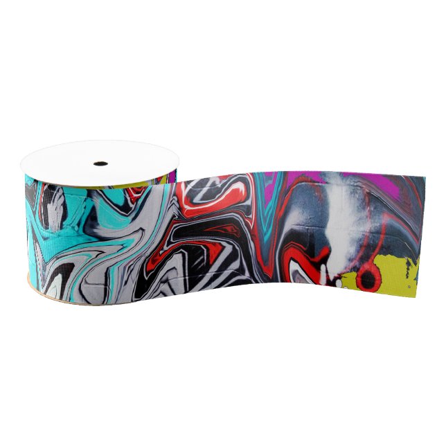 Graffiti Grosgrain Ribbon (Spool)