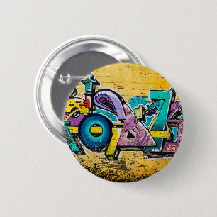 Graffiti, Grundarfjordur, Iceland 6 Cm Round Badge