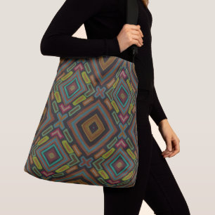 Graffiti Grunge Colourful Pattern Crossbody Bag