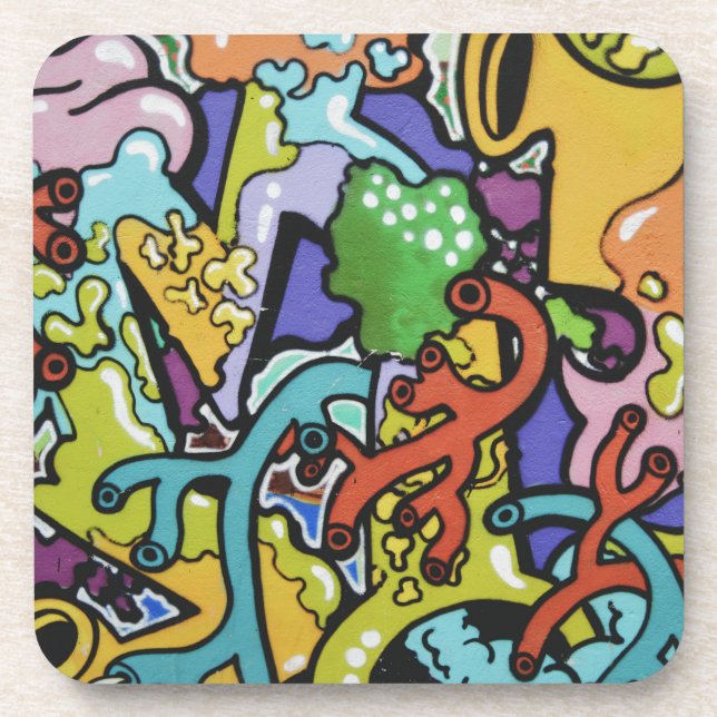 graffiti guts coaster (Front)