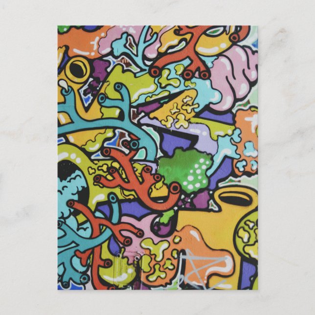 graffiti guts postcard (Front)