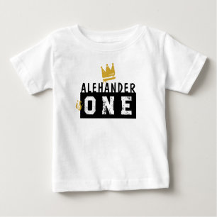 Graffiti Hip Hop Tags Black and Gold Rap Doodles Baby T-Shirt