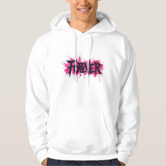 Graffiti Hot Pink "FOREVER" Hoodie