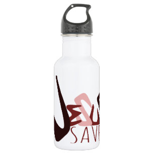 GRAFFITI JESUS SAVES in red 532 Ml Water Bottle