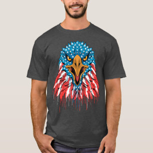 Graffiti July 4th Eagle T-Shirt
