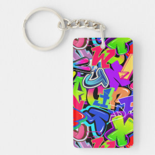 Graffiti Key Ring