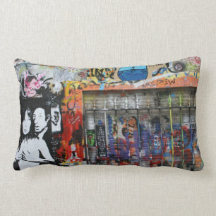 Graffiti KIssen "Paris & Berlin" uniform Street ar Lumbar Cushion