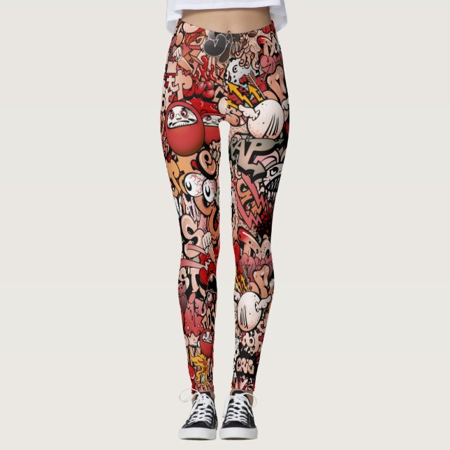 Graffiti Leggings (Front)