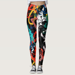 Graffiti leggings