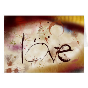 graffiti love card