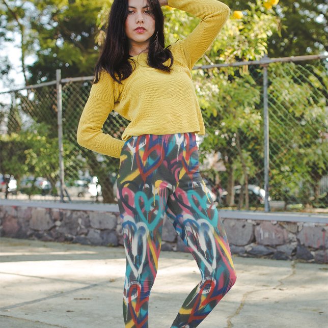Graffiti Love Leggings – Cool (Creator Uploaded)