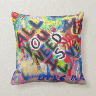 Graffiti Love Pillow