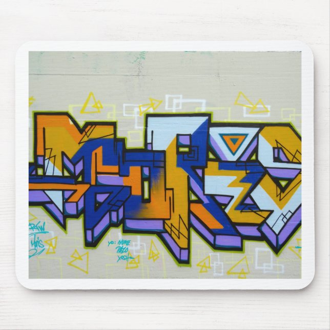 Graffiti Mouse Pad (Front)