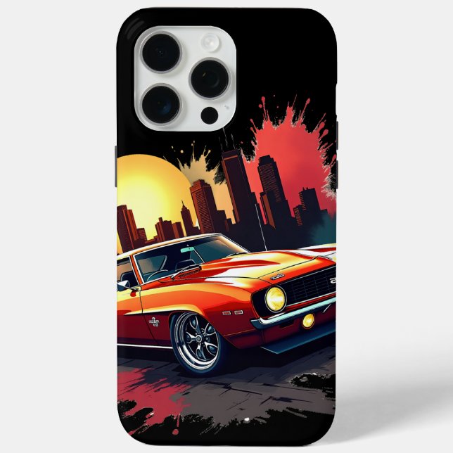 Graffiti Muscle Car Case-Mate iPhone Case (Back)