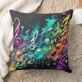 graffiti music cushion