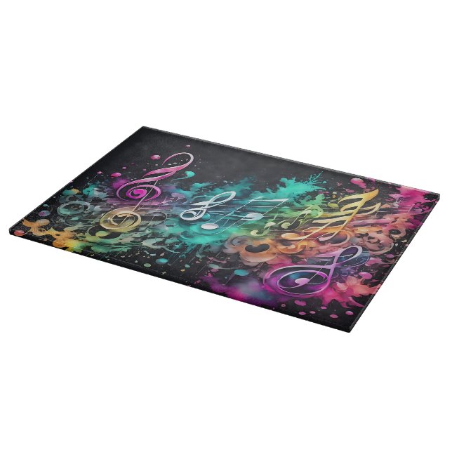 graffiti music cutting board (Corner)