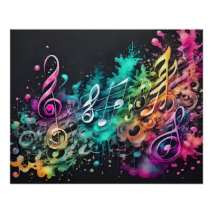Graffiti music poster