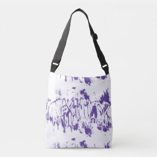 Graffiti Nextday Grunge Brush Abstract Typography Crossbody Bag