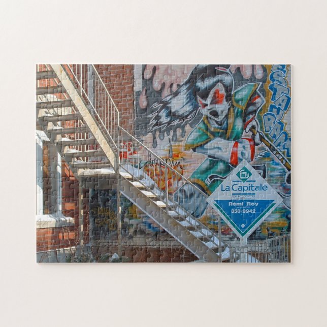 Graffiti of Montreal. Jigsaw Puzzle (Horizontal)