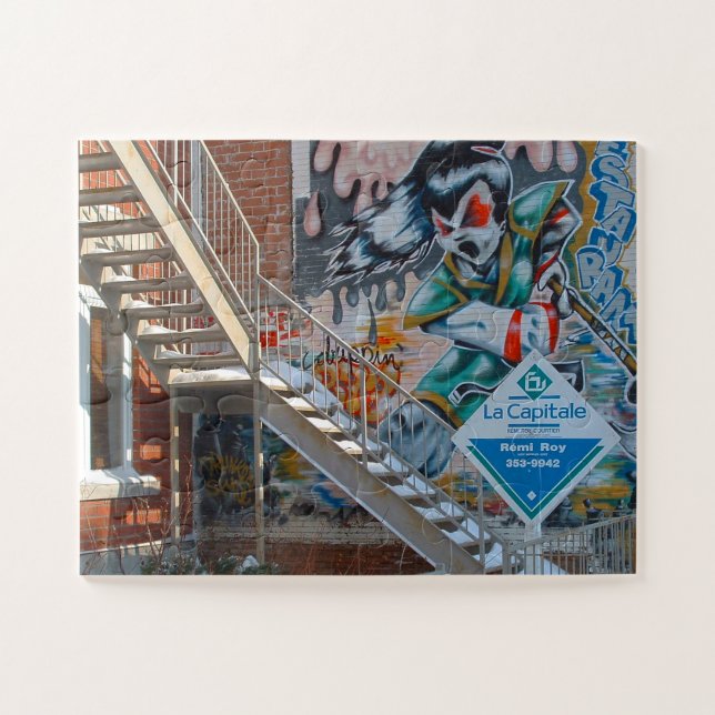 Graffiti of Montreal. Jigsaw Puzzle (Horizontal)