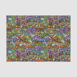 graffiti old skool Decoupage Tissue Paper