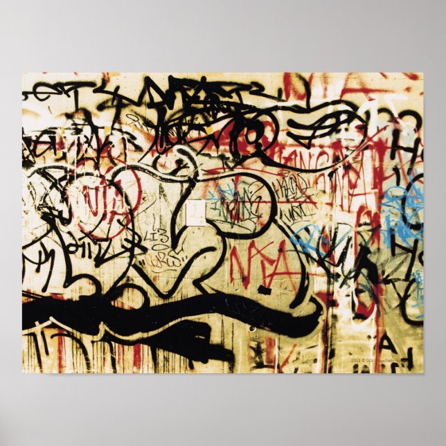 Graffiti on a wall poster (Front)