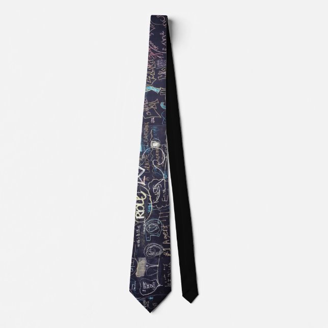 Graffiti on black board tie (Front)
