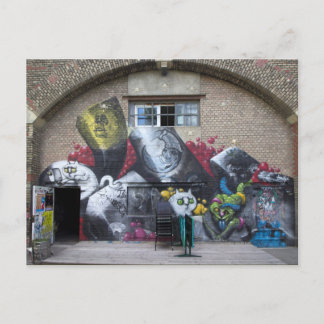 Graffiti On Stadtbahnbogen, Wien Österreich Postcard