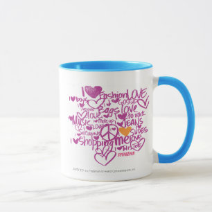 Graffiti Orange/Purple Mug