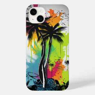 Graffiti Palm Tree Case-Mate iPhone 14 Plus Case