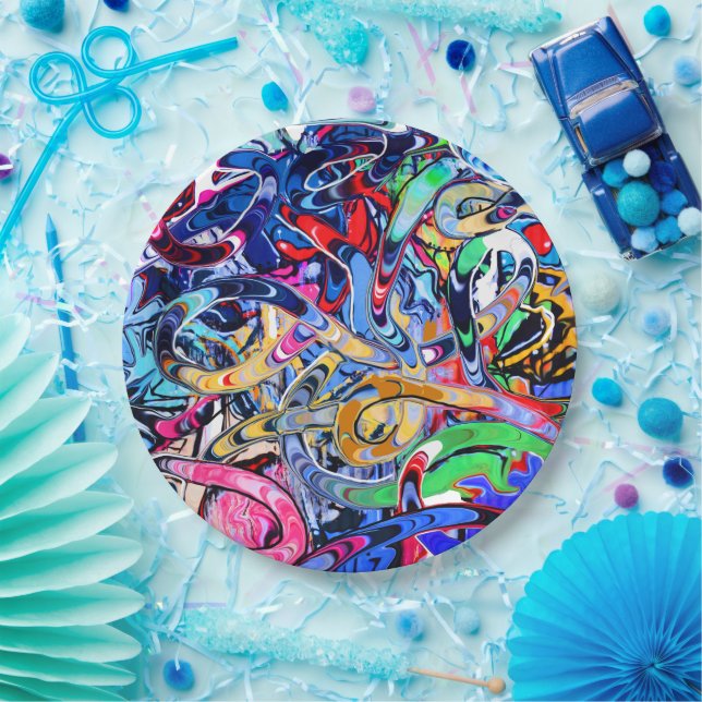 Graffiti Paper Plate (Party)