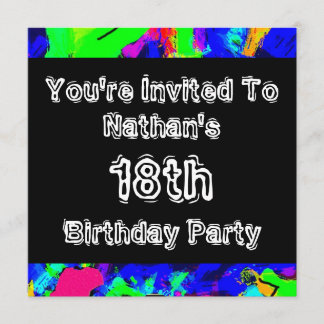 Graffiti ~ Party Invitation