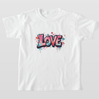 Graffiti Pastel Love Bomb T-Shirt