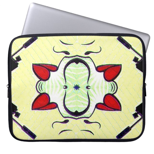 Graffiti Pattern Laptop Sleeve (Front)