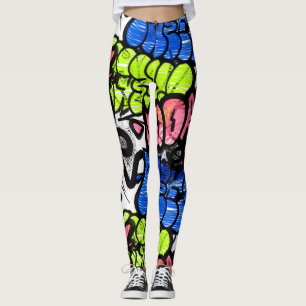 Graffiti Pattern Leggings