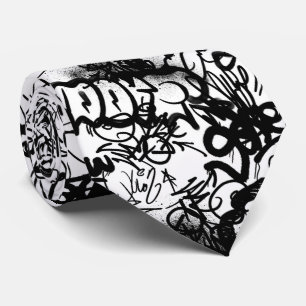 Graffiti Pattern Tie