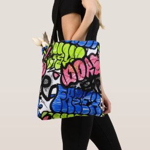 Graffiti Pattern  Tote Bag