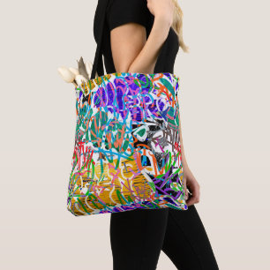 Graffiti Pattern  Tote Bag
